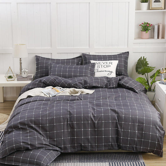 Juego de Cama Algodón Satinado de Cuatro Piezas con Funda Acolchada Reforzada - Image 21