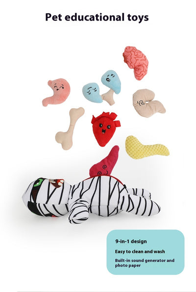 Juguete Interactivo de Peluche Momia con Escondite de Alimentos - Image 13