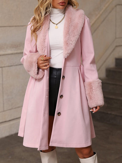 Abrigo Tipo Trench Cardigan para Mujer con Solapa y Cierre Simple - Image 15