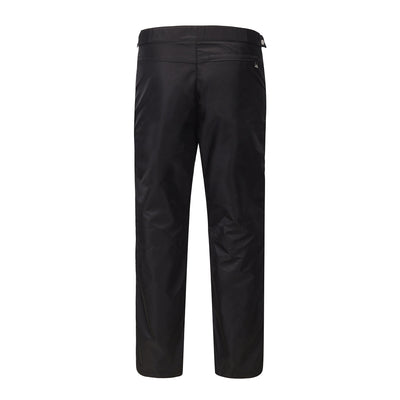 Pantalones Casuales Rectos Negros con Contraste Verde - Image 2