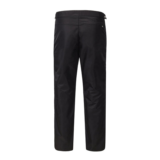 Pantalones Casuales Rectos Negros con Contraste Verde - Image 2