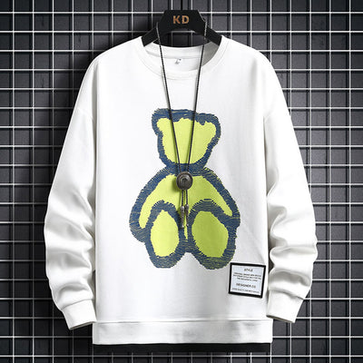 Suéter Casual para Hombre con Diseño Cartoon - Primavera y Otoño - Image 2