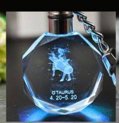 Llavero de Cristal Brillante con Colgante LED - Image 5