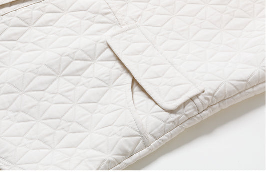 Cortavientos Minimalista de Algodón para Mujer - Otoño e Invierno - Image 2