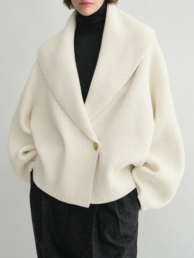 Cardigan Suelto para Mujer con Cuello Redondeado - Image 11