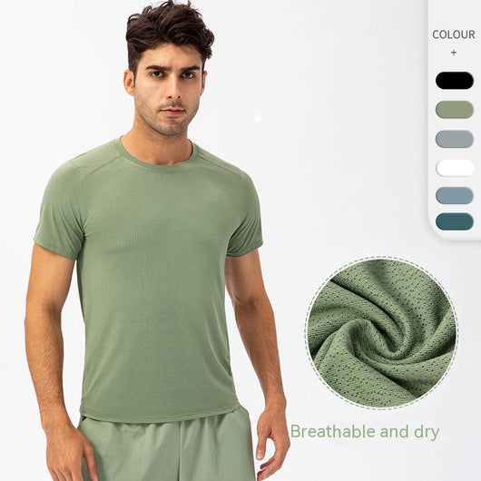 Camiseta Deportiva Hombre Transpirable Secado Rápido