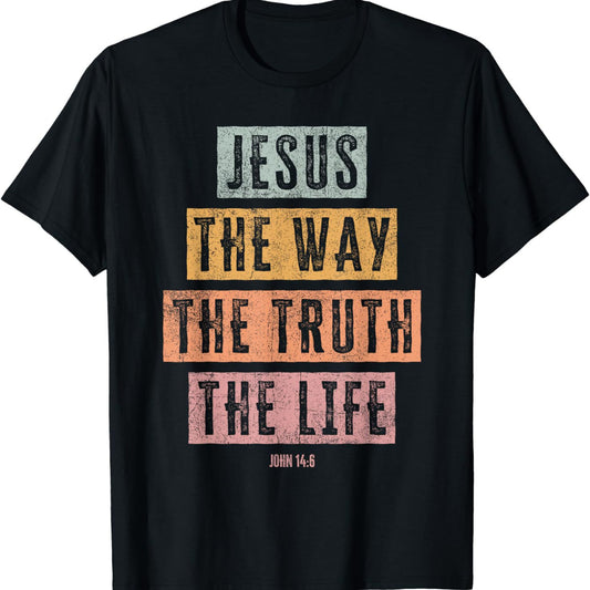 Camiseta Cristiana El Camino la Verdad para Toda la Familia