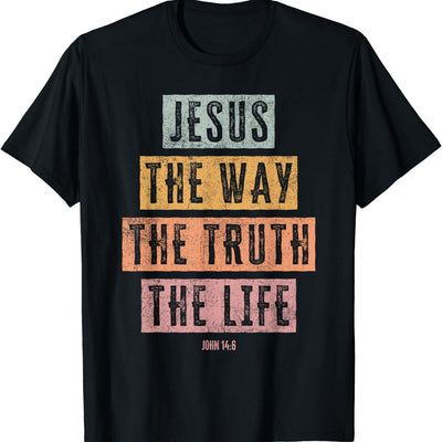 Camiseta Cristiana El Camino la Verdad para Toda la Familia