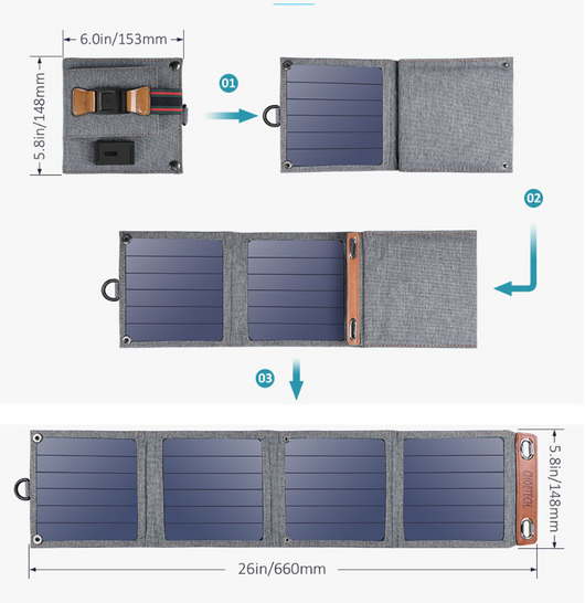 Cargador Solar Portátil para Móvil y Tablet - Image 11