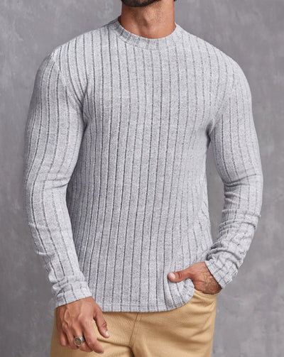 Remera Básica de Cuello Redondo y Manga Larga - Image 12