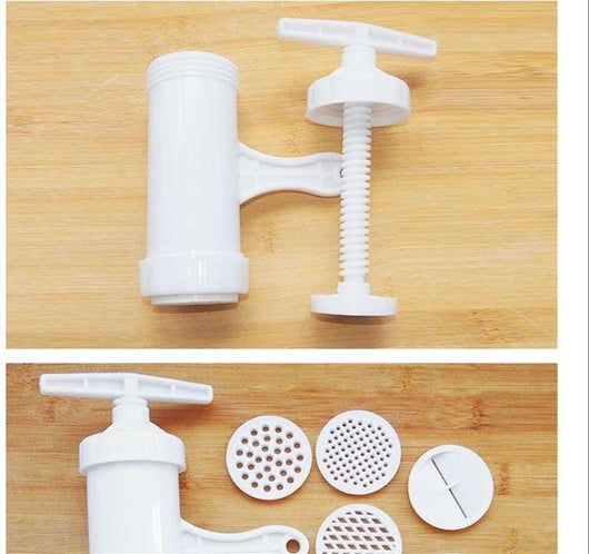 Máquina Manual para Hacer Pasta y Fideos con 5 Moldes Intercambiables - Image 9