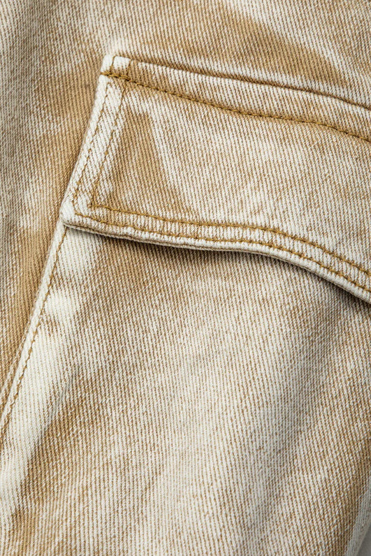 Jeans de Trabajo Estilo Urbano con Múltiples Bolsillos y Detalles Desgastados - Image 15