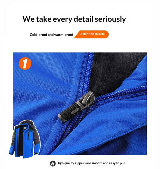 Chaqueta de Montaña Térmica Impermeable con Forro Polar - Image 23