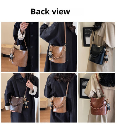 Bolsa Retro Estilo Messenger con Diseño de Cubo Portátil - Image 13