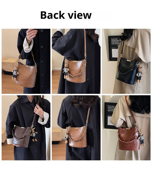 Bolsa Retro Estilo Messenger con Diseño de Cubo Portátil - Image 13