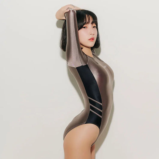 Traje de Baño Manga Larga Ajustado - Image 12