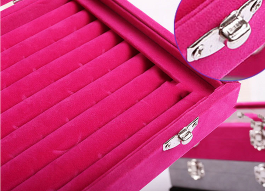 Caja Organizadora de Joyas con Compartimentos para Anillos, Pendientes y Collares - Image 9