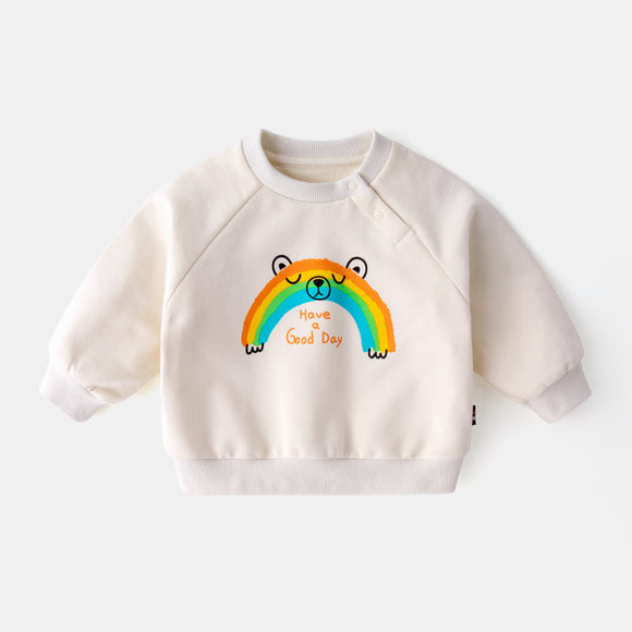 Suéter Infantil Primavera - Camisa Base de Algodón para Niños