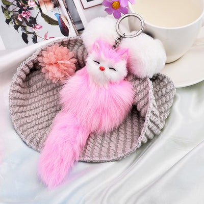 Llavero Peluche Zorro Coreano Adorable - Image 10