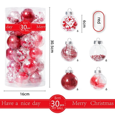 Pack 30 Esferas Navideñas Transparentes para Árbol - Image 7