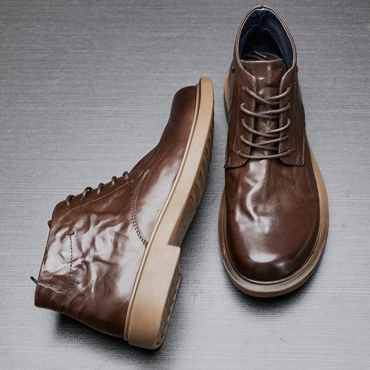 Botas Martin Altas Casuales Ejecutivas con Patrón Grab para Hombre - Image 3