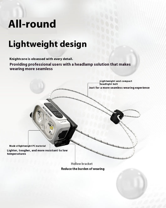 Linterna Frontal LED Recargable para Correr y Trabajos Nocturnos - Image 8