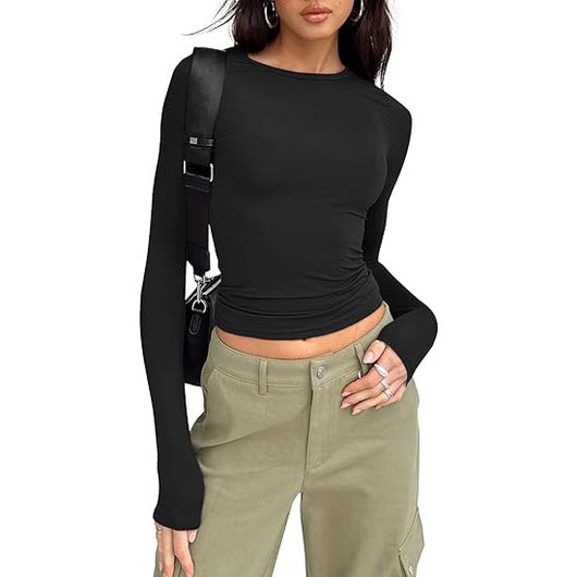 Remera Térmica Cuello Redondo Manga Larga para Mujer - Image 28