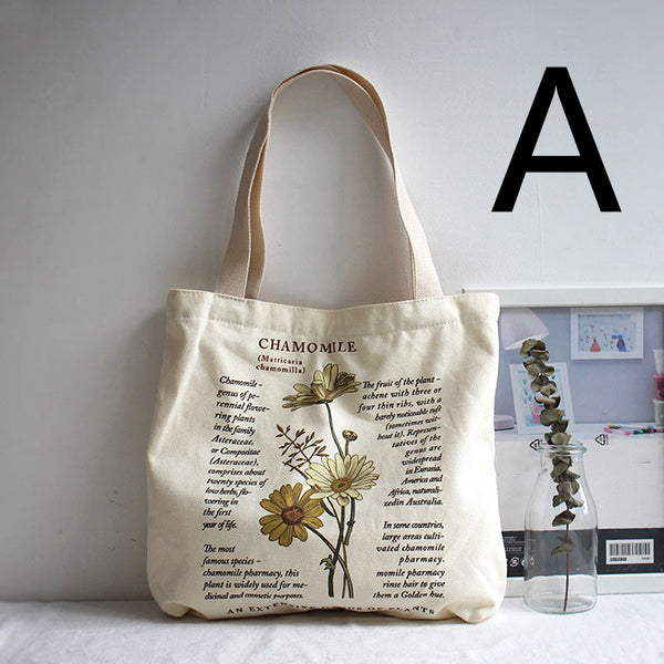 Bolso Mensajero Daisy Estampado - Capacidad Grande con Diseño Literario - Image 4