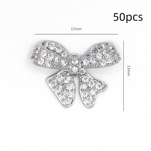 Adorno de Uñas Moño con Circonita Brillante - Image 23