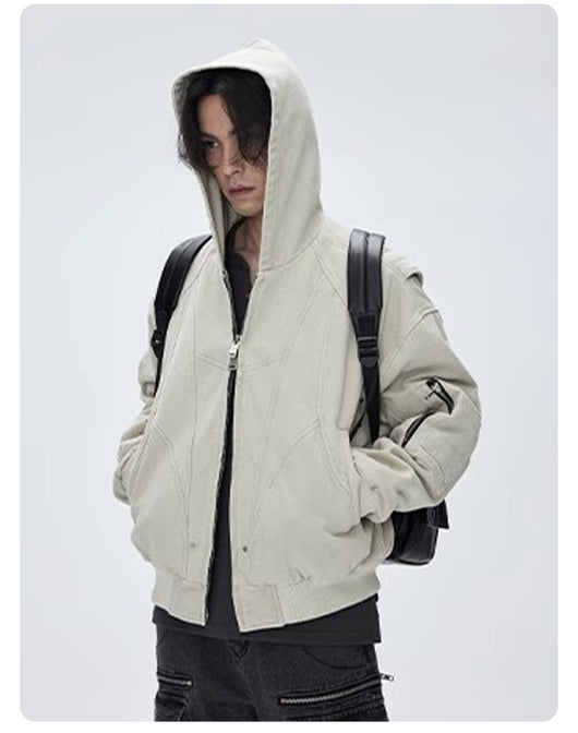 Chaqueta de Trabajo Pesada en Lona Lavada para Hombre - Image 16