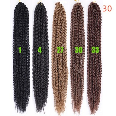 Peluca Larga Rizada Negra con Trenzas - Image 10