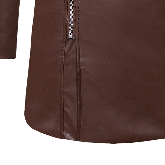Abrigo de Cadenas y Solapas Grandes para Hombre - Otoño e Invierno - Image 8