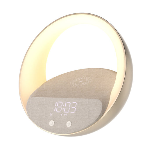 Cargador Inalámbrico Multifunción con Reloj, Luz Despertador y Parlante Bluetooth - Image 5