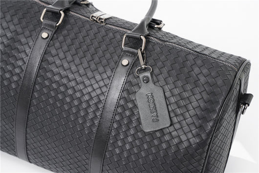 Bolsa Tote Trenzada con Relieve - Ideal para Viajes y Uso Diario - Image 18
