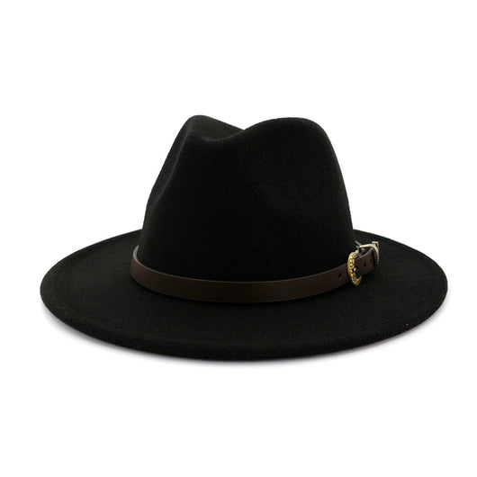 Sombrero Clásico de Lana Británica para Mujer con Ala Ancha