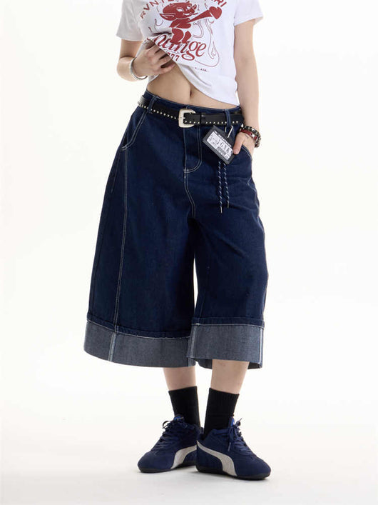 Jeans Retro Hot Girl con Efecto Plisado - Image 4