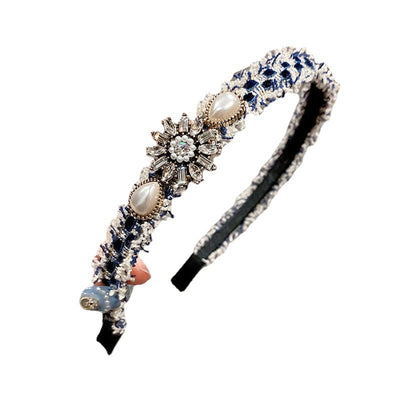 Diadema y Aro para Cabello con Borde Perforado y Cuentas - Image 13