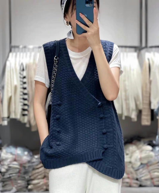 Cardigan Tejido Suelto Cuello V Ligero para Mujer