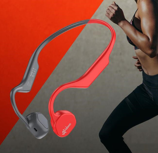 Auriculares Deportivos Bluetooth E300 con Conducción Ósea - Gris Negro - Image 6