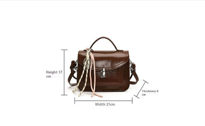 Bolso Bandolera Cuadrado Retro Portátil para Mujer - Image 22