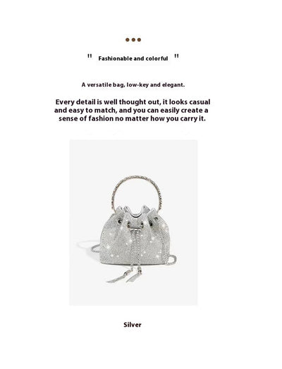 Bolso Bandolera de Diamantes Completos para Cena y Eventos - Image 14