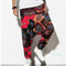 Pantalones Harem Casuales de Algodón y Lino para Hombre
