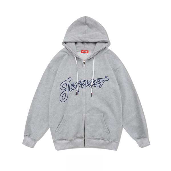 Sudadera con Capucha Pareja Letras Bordadas Diseño Minimalista