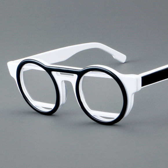 Armazón Retro de Metal para Lentes - Diseño Clásico