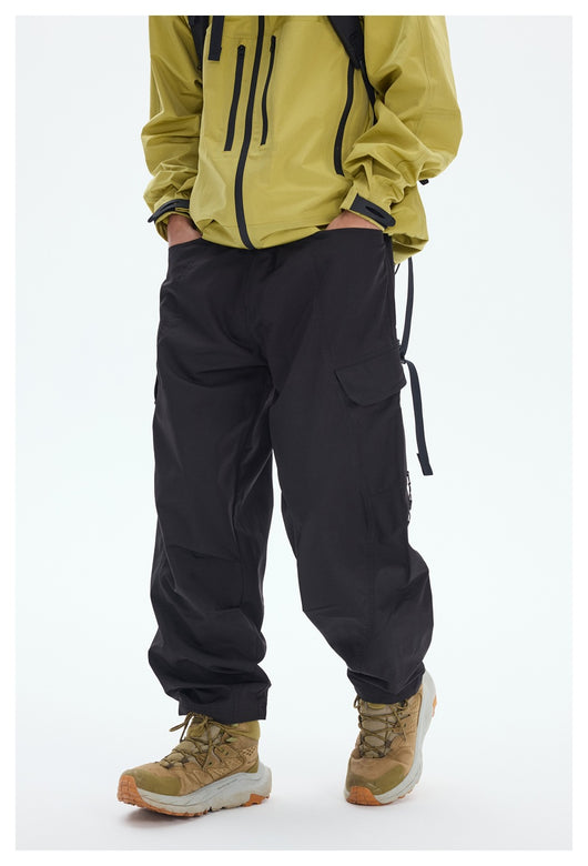 Pantalones Cargo Cómodos de Fibra Química para Hombre - Image 19