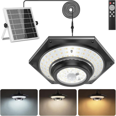 Lámpara Solar Colgante para Jardín, Patio y Garaje - Image 18