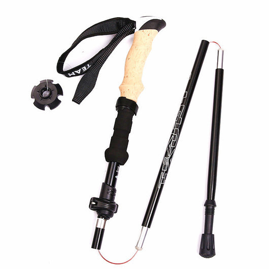 Bastón de Trekking Telescópico Plegable de 5 Secciones - Mango EVA Ergonómico - Image 6