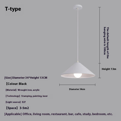 Lámpara Colgante Minimalista de Diseño Moderno para Restaurante y Bar - Image 22