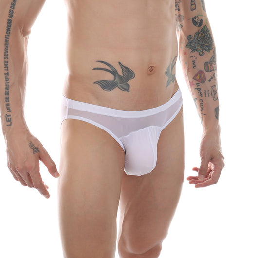 Calzoncillos Tipo Malla Transparente para Hombre con Bolsa Realzada - Image 13
