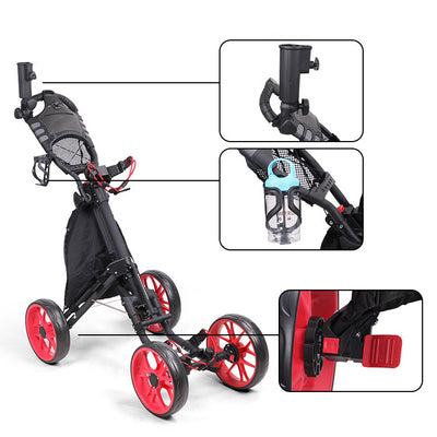 Carrito de Golf Plegable con 4 Ruedas - Transporte Fácil - Image 5